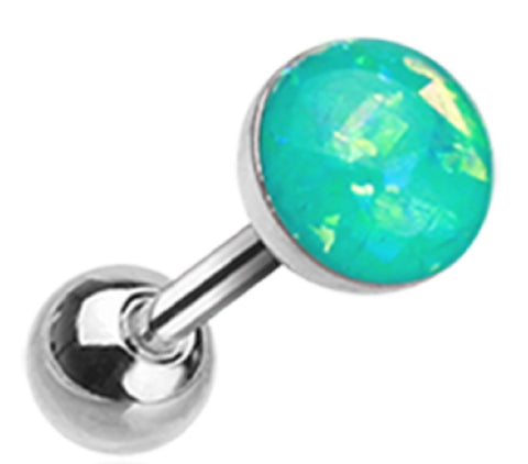 Tragus Opal Sparkle Cartilage Tragus Earring 18g 1pc