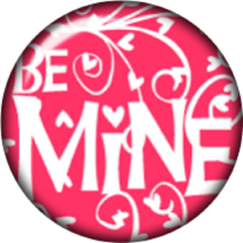 Snap button Love Be Mine 18mm charm chunk interchangeable