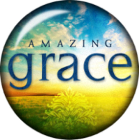 Snap button  Amazing Grace 18mm Cabochon chunk charm