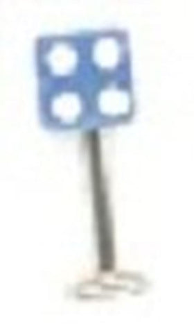Body Accentz Dice UV Ball Labret Monroe Lip chin Cheek Ring 16g