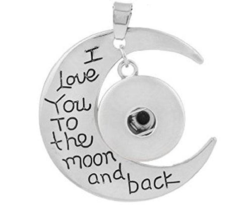 Pendant Moon Interchangeable Ginger Snaps Moon fit for 12mm