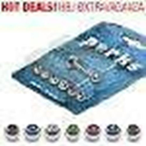 Body Accentz Labret Monroe Lot Assorted Color Gem Balls Bonus Package w/1 16G 5/