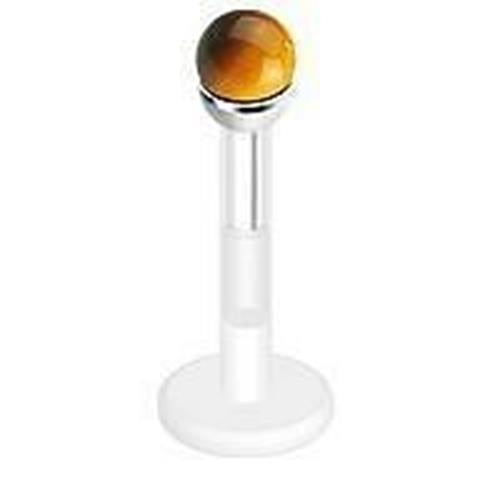 Body Accentz Labret Monroe Semi Precious Stone Bio Flex 16g 5/16" Shaft Lip Chin