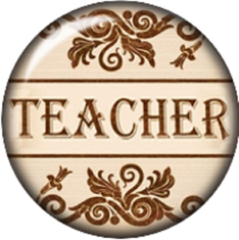 Snap button Teacher Scroll 18mm charm chunk interchangeable