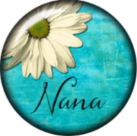 Snap button Daisy flower Nana 18mm charm chunk interchangeable