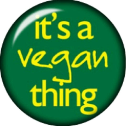 Snap button It's a Vegan thing 12mm charm chunk interchangeable