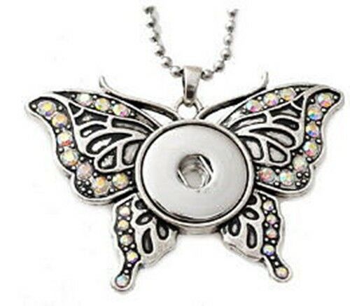 Pendant Interchangeable DIY Ginger Snaps Butterfly fit for 18mm