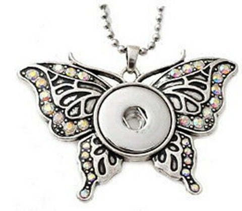Pendant Interchangeable DIY Ginger Snaps Butterfly fit for 18mm
