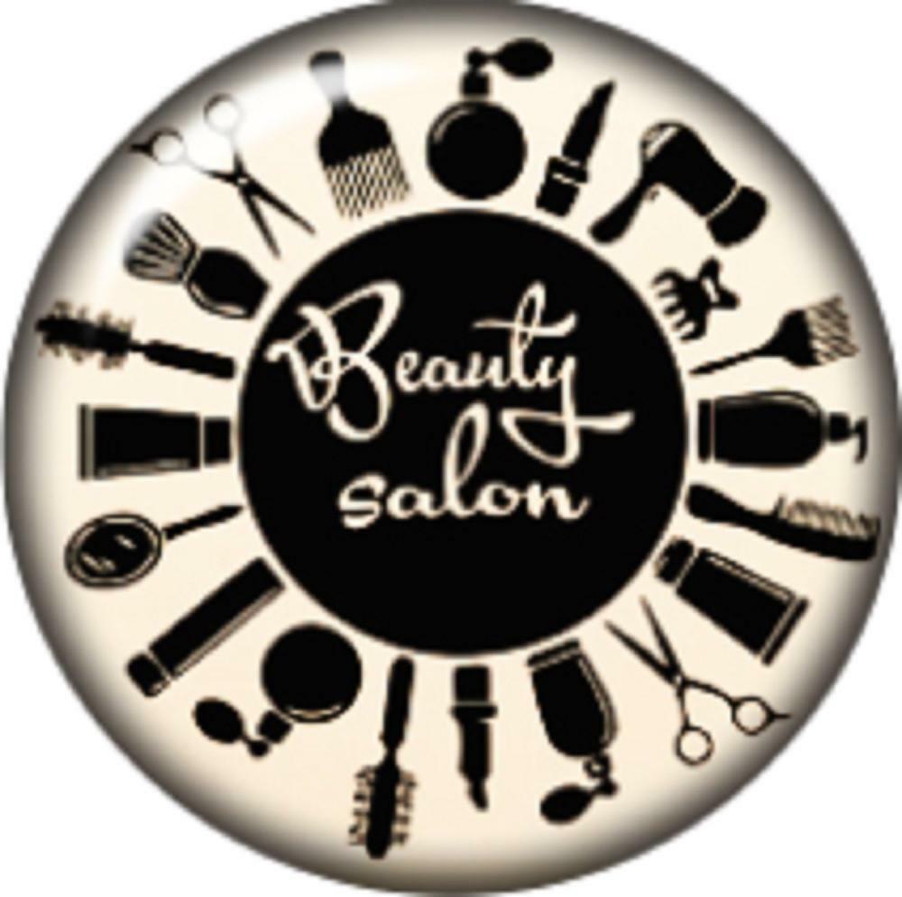 Snap Button Hairdresser Beauty Salon 18mm Charm Chunk Interchangeab