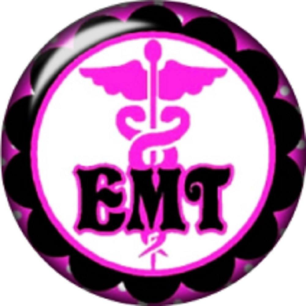 Snap Button EMT Emergance Medical Technician 18mm Charm Chunk Inter