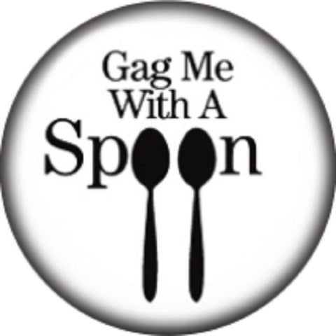 Body Accentz Snap Button Gag me with a Spoon 18mm Charm Chunk Interchangeable