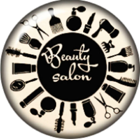 Snap Button Hairdresser Beauty Salon 12mm Charm Chunk Interchangeab