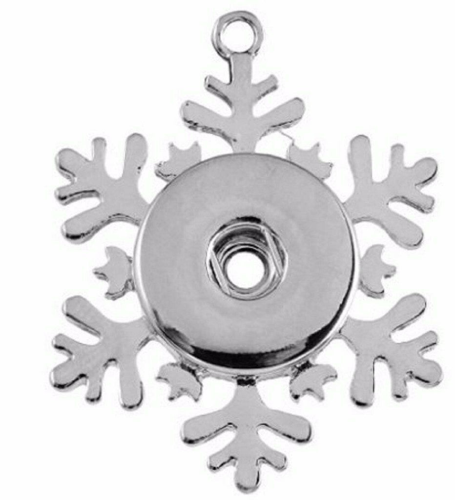 Body Accentz Pendant Interchangeable DIY Ginger Snaps Snowflake fit for 18mm Sna