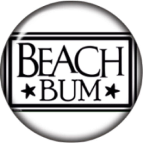 Snap Button Beach Bum 18mm Cabochon Chunk Charm