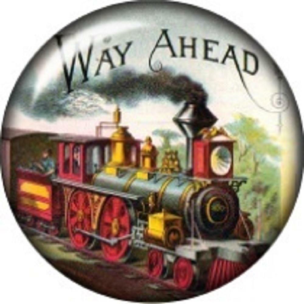 Snap Button Train Way Ahead 18mm Charm Chunk Interchangeable