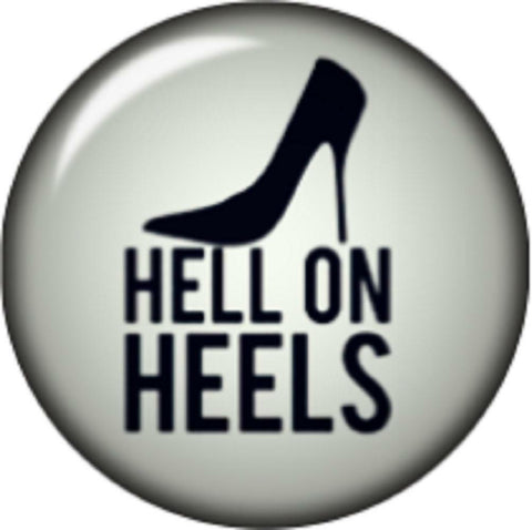 Snap Button Hell on Heels 18mm Charm Chunk Interchangeable