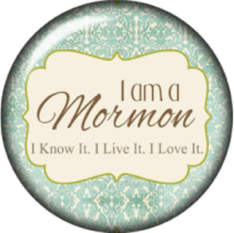Body Accentz Snap Button I am a Mormon 18mm Charm Chunk Interchangeable