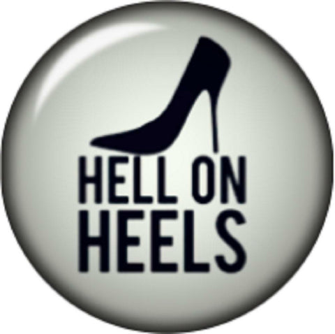 Body Accentz Snap Button Hell on Heels 12mm Charm Chunk Interchangeable
