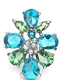 Belly Button Ring Navel Flower Cluster Reverse Body Jewelry [Jewelry]
