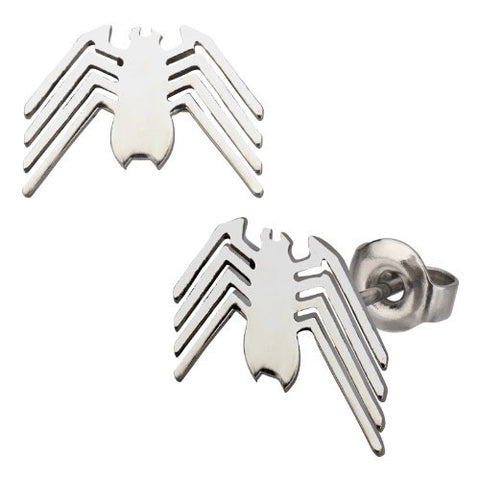316L Surgical Steel, Spiderman spider man, Stud, Post Earrings Sold as a pair