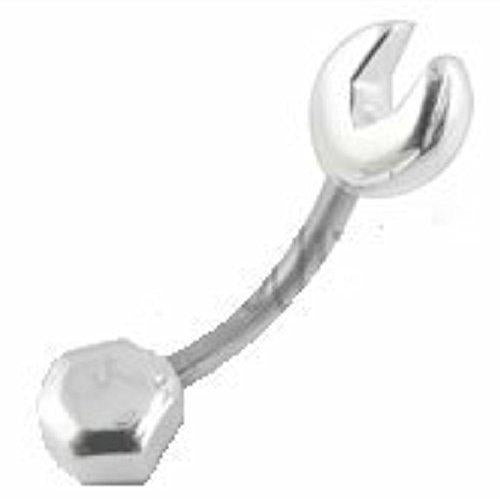 Eyebrow Ring Wrench 16g Curved Body Accentz