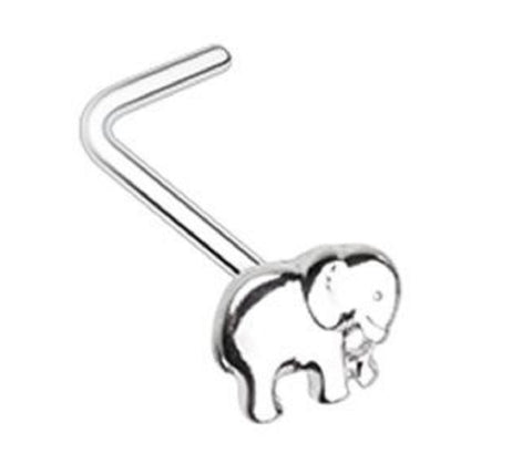 Nose Stud L-shaped Elephant ring design tops