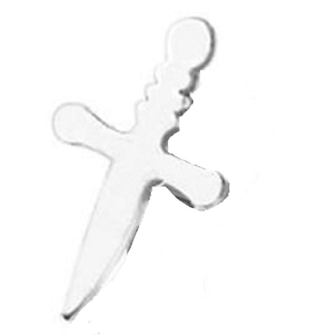 Dermal Cross 316L Surgical Steel Cartilage, Barbell Studs 14g