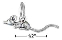 STERLING SILVER THREE DIMENSIONAL MOUSE CHARM [Jewelry]
