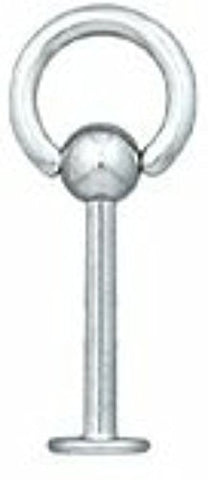 Labret Monroe 14 gauge 316L Stainless Slave Steel Shaft