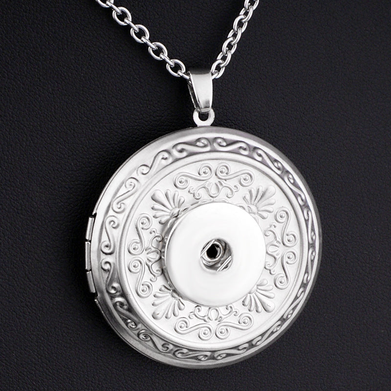 New Stainless Steel Pendants 18mm Necklace Nr7777 Wo Women