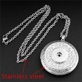 New Stainless Steel Pendants 18mm Necklace Nr7777 Wo Women