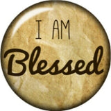 Snap button I am Blessed 18mm charm interchangeable