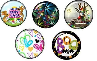 Snap Button Toggle Clasp 18mm   Holiday Charm Collection Collection Holiday 2