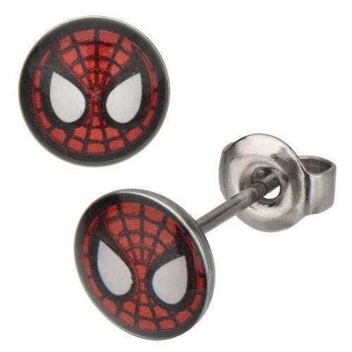 Spider-Man Stud, Earrings Post Earrings Spiderman spider 316L stainless steel