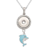 Jewelry Necklace | Mermaid Snap | Rabbit Snap | Pendants - Girls 18mm Jewelry Necklace