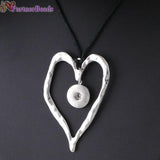 Snap Button Necklace Owl | Owl Wings Necklace | Jewelry - Love 18mm Necklace Jewelry