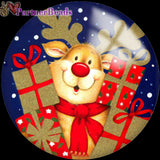 Christmas Round Photo Glass Cabochon Charm Snap Button 18mm