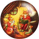 Glass Cabochons Snap Buttons | Easter Bunny Eggs Snap button charms