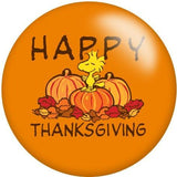 Thanksgiving Turkey Glass Cabochon Making Findings DIY Snap Button Charm 18mm