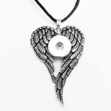 OWL wings tree Butterfly Anchor 18mm snap button necklace DIY jewelry