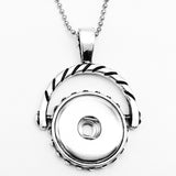 Snap Button Necklace Owl | Owl Wings Necklace | Jewelry - Love 18mm Necklace Jewelry